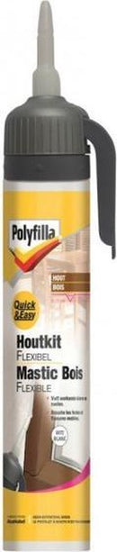 Polyfilla EOL  QUICK & EASY HOUTKIT WIT 300 GR