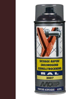 Motip industrial acryllak hoogglans RAL 3020 verkeersrood - 400 ml.