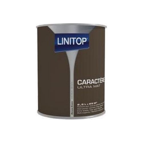 Linitop Caract re Ultra Mat muren plafonds Havana Brown 2.5L