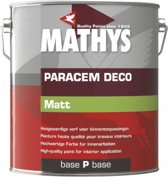 Mathys Paracem Deco Matt - RAL 9010 - 10L