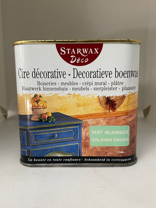 Starwax Decoratieve boenwas - houtwerk binnenshuis - Ierland groen 500ml