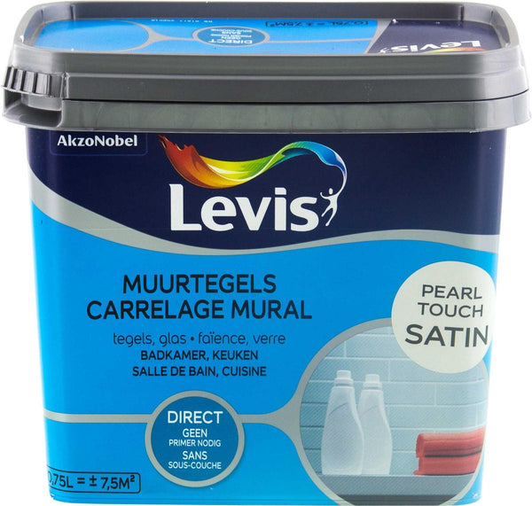 Levis Muurtegels Verf - Satin - Pearl Touch - 0.75L