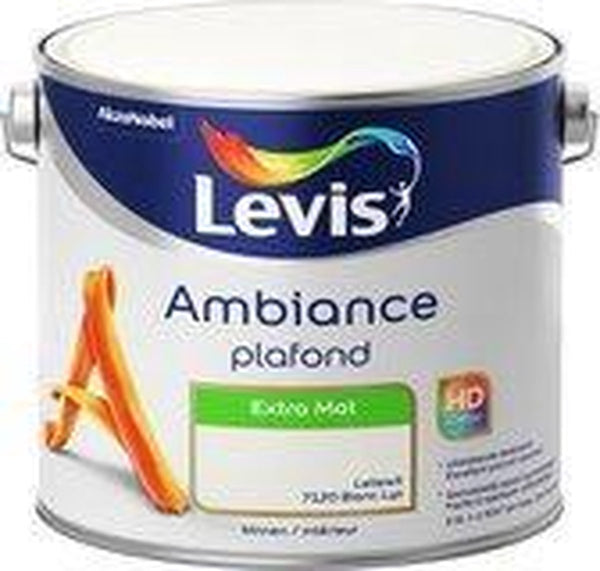 Levis Ambiance Plafondverf - Extra Mat - Leliewit - 2,5L