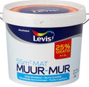Levis Muurverf - Mat - Wit - 4+1L