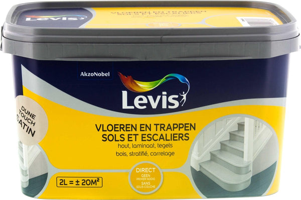 Levis Vloeren en Trappen Verf - Satin - Dune Touch - 2L