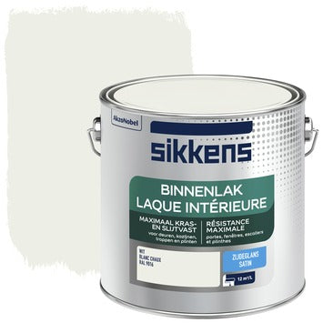 Sikkens Binnenlak Satin - Waterbasis ral 9016 - 2.5L