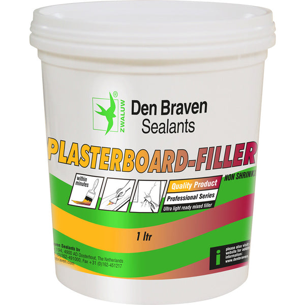 Zwaluw Plasterboard-Filler Wit 1l