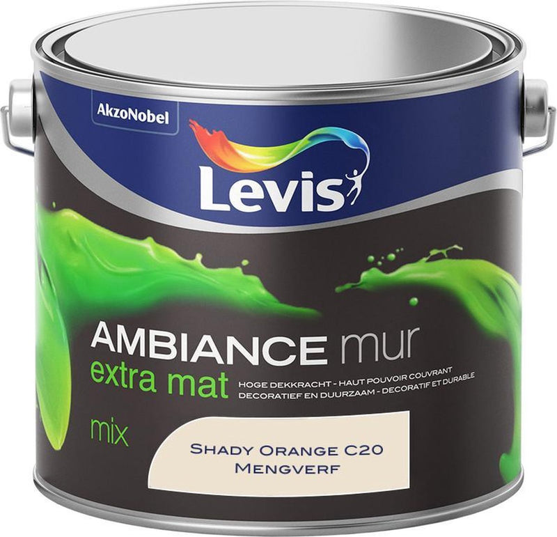 Levis Ambiance Muurverf - Extra Mat - Shady Grey C70 - 2,5L