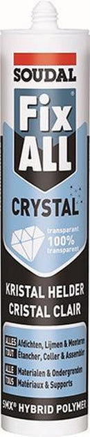 Soudal Fix All Crystal transparant 290ml -12 STUKS