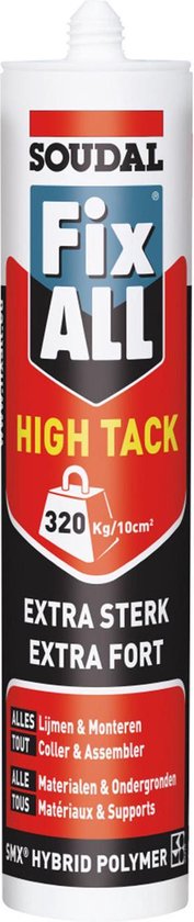 Soudal Fix All High Tack WIT 290ml - 12 KOKERS