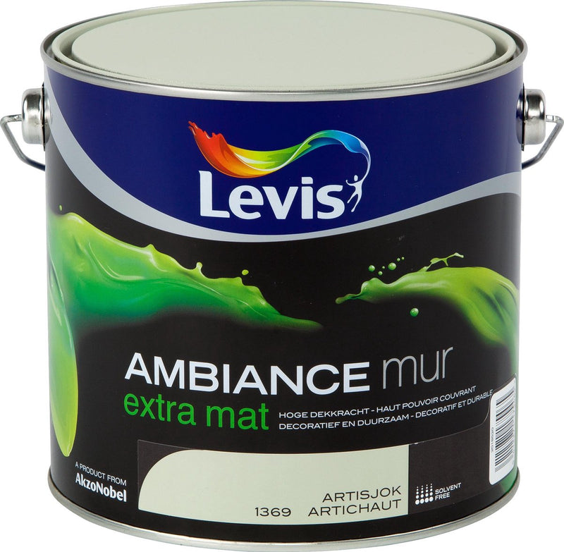 Levis Ambiance Muurverf - Extra Mat - Leliewit - 2,5L