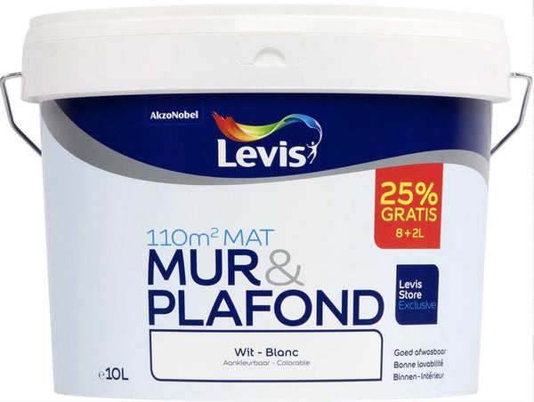 Levis Muur en Plafond - mat - Quinoa - 10L