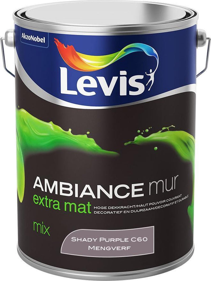 Levis Ambiance Muurverf - Extra Mat - Shady Purple C60 - 5L