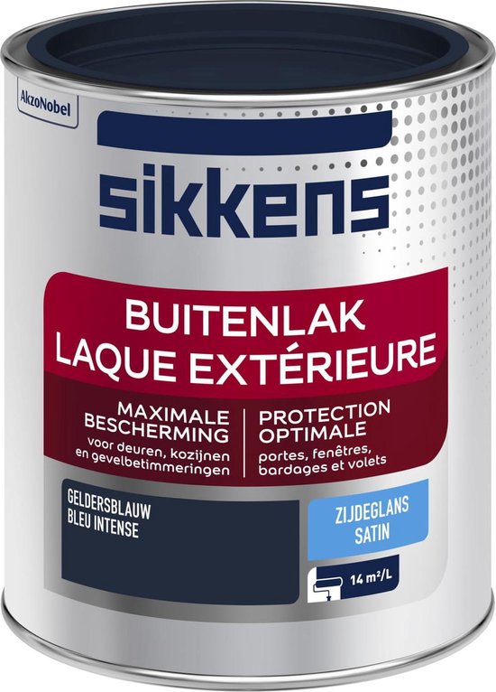 Sikkens Buitenlak Zijdeglans - Geldersblauw - 750 ml