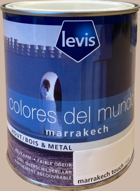 Levis Colores del Mundo Lak - Marrakech touch - Satin - 0,75 liter