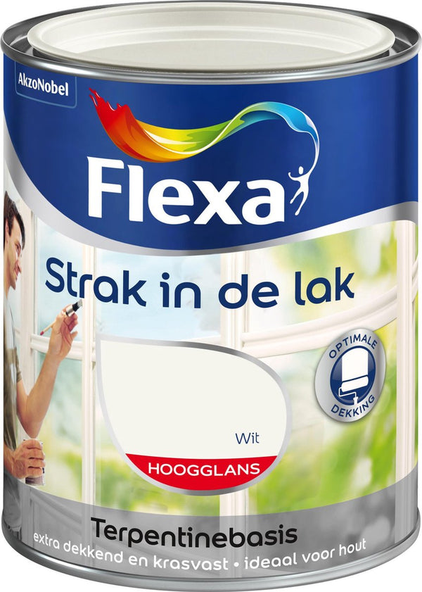 Flexa Strak In De Lak Hoogglans Wit 1,25 L