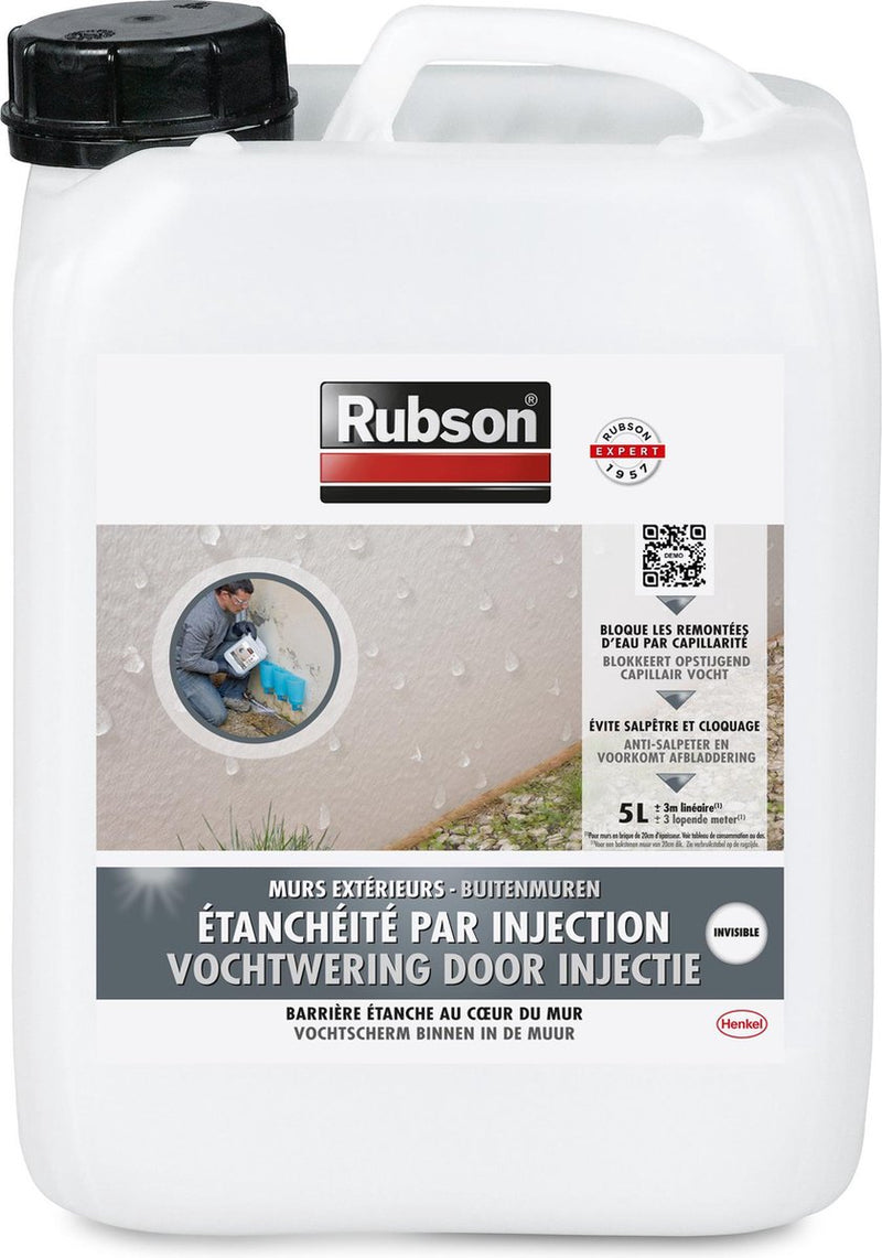 Rubson Vochtwering door Injectie Optrekkend Vocht Coating - 20 Liter