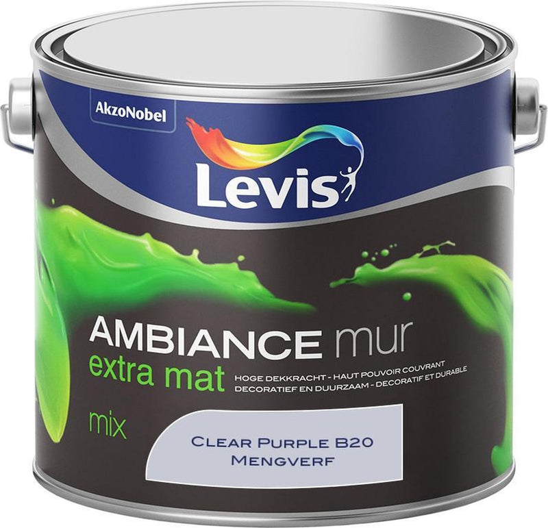 Levis Ambiance Muurverf - Extra Mat - Clear Purple B20 - 2,5 L