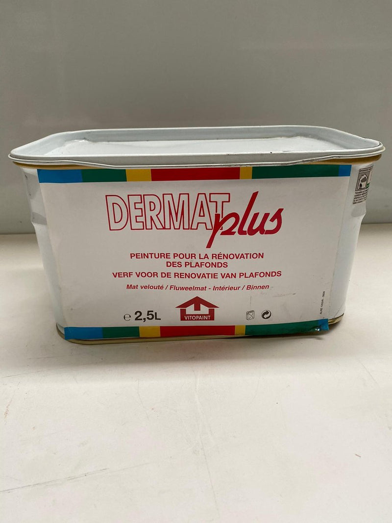 VITOPAINT DERMAT PLUS 2.5L | Verf voor de renovatie van plafonds. - Binnen - Mat - WIT 001