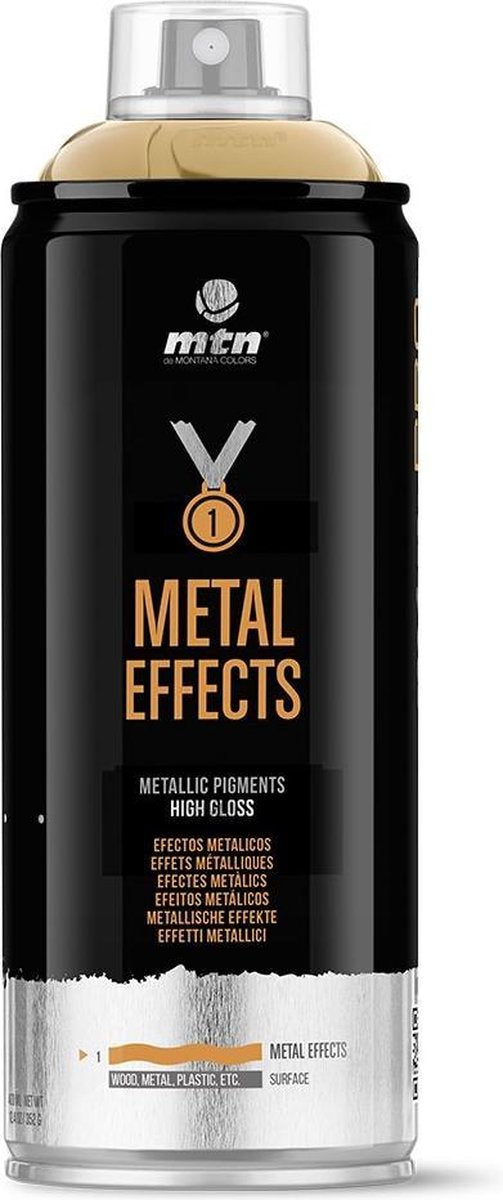 MTN PRO Metal Effects Paint kleur "Goud"