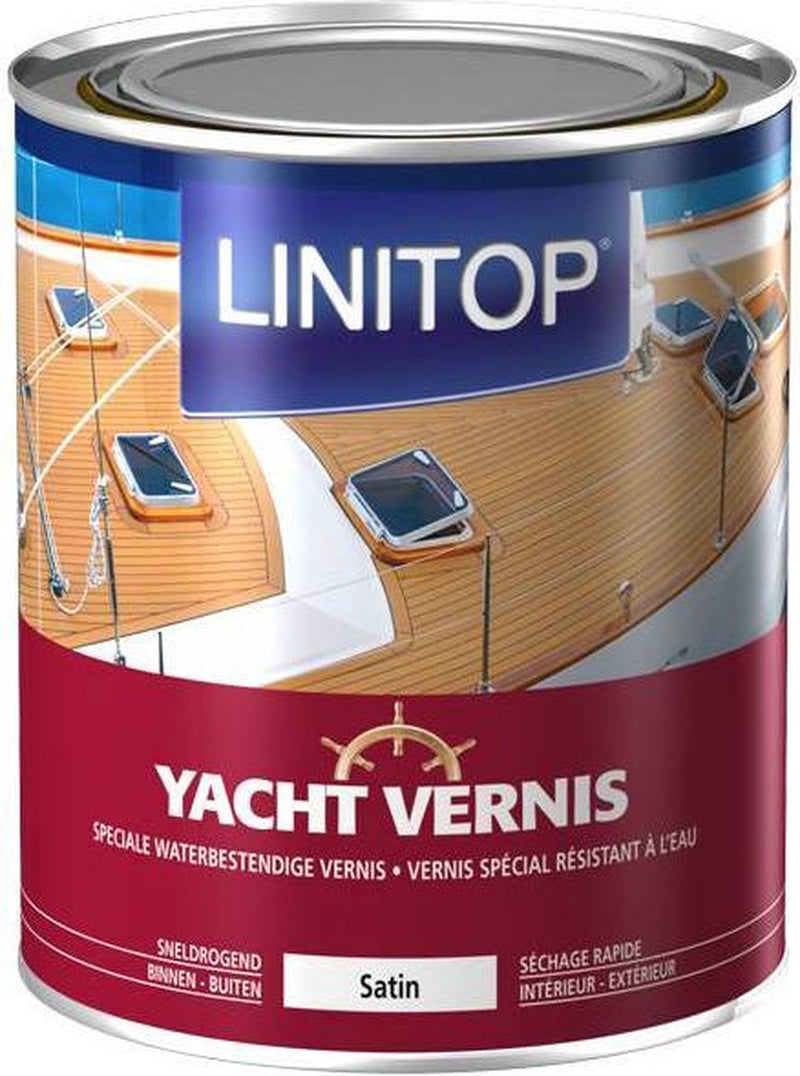 Yacht Vernis - Speciale waterbestendige vernis - Linitop - 0,75 L