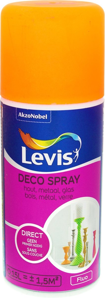 Levis Deco Spray - Fluo Green - 0,15L