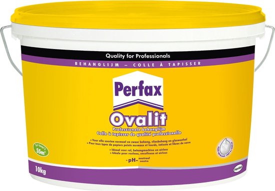 Perfax ovalit professionele behanglijm - 10 kg.