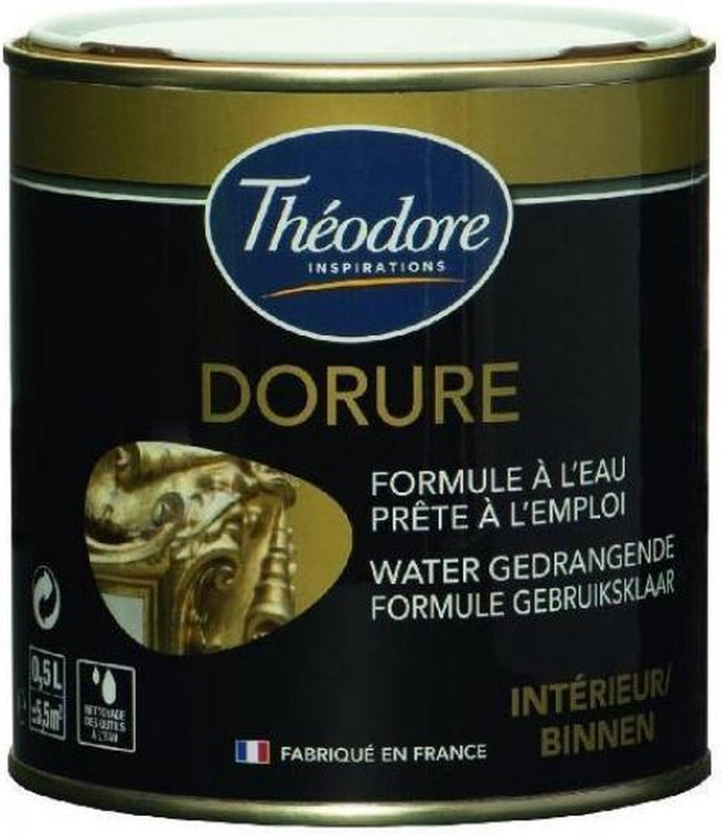 Theodore-Gouden verf voor interieurdecoratie van verschillende objecten-binnengebruik-125ml