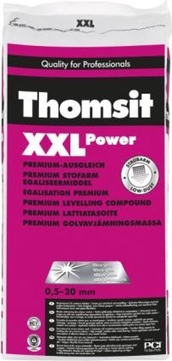 Thomsit XXL Power Stofarme Egalisatie 25kg