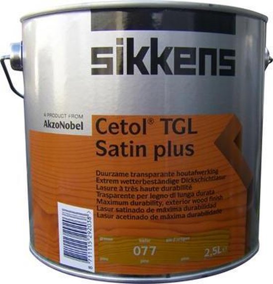 Sikkens Cetol TGL Satin plus | Grenen 2.5L