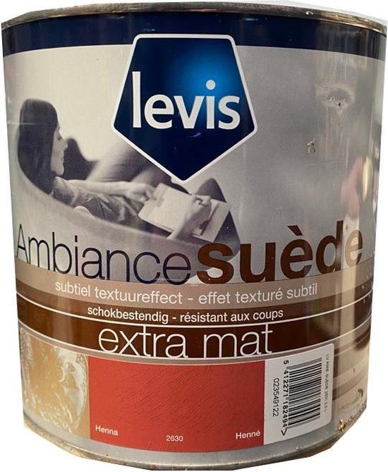 Levis Ambiance Suède - Subtiel Textuureffect - 'Henna' Extra Mat 2.5L