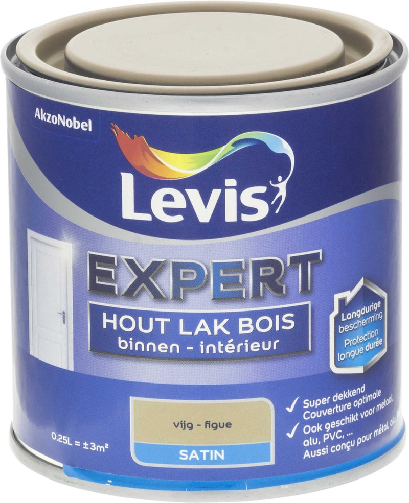 Levis Expert Lak Binnen - Satin - Vijg - 0.25L