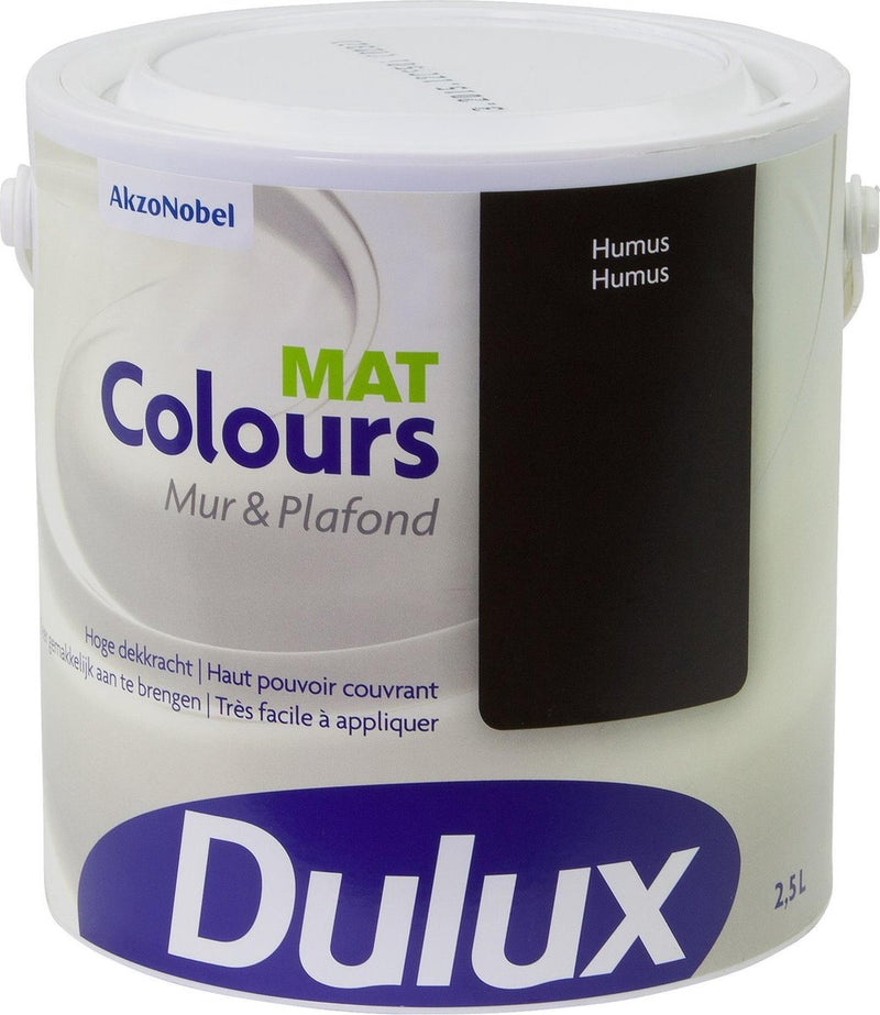Dulux Colours Mur & Plafond Mat - Humus - 2,5 Liter