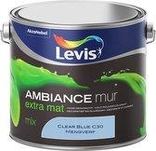 Levis Ambiance Muurverf - Extra Mat - Clear Blue C30 - 2,5 L