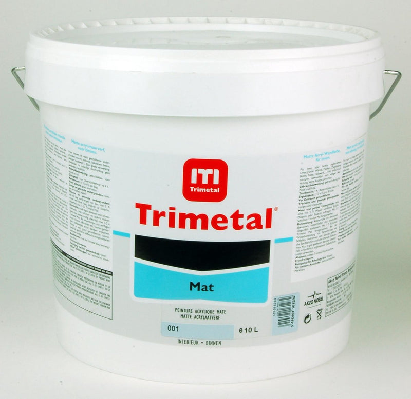 Trimetal Mat - Wit - 10 liter