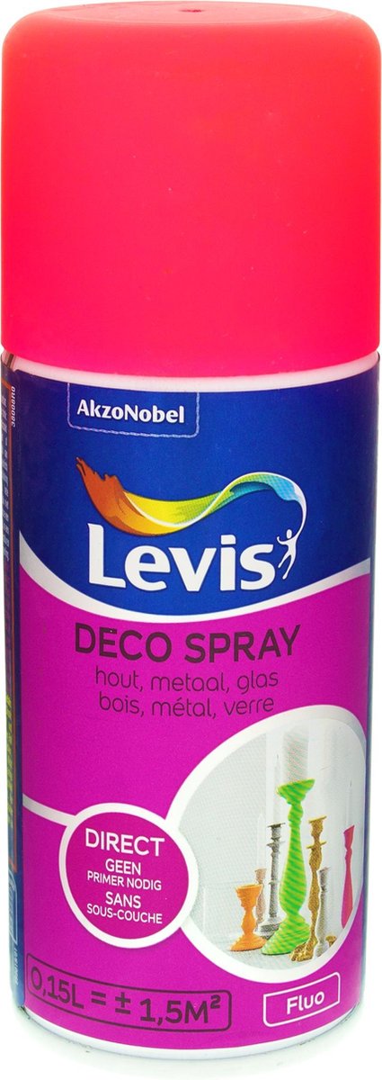 Levis Deco Spray - Fluo Pink - 0,15L