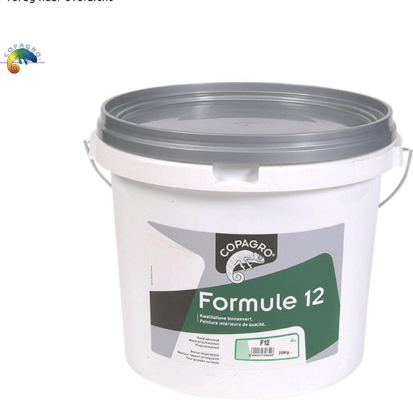 Copagro-MUURVERF - FORMULE 12-Muurverf voor professioneel gebruik. 12l-wit