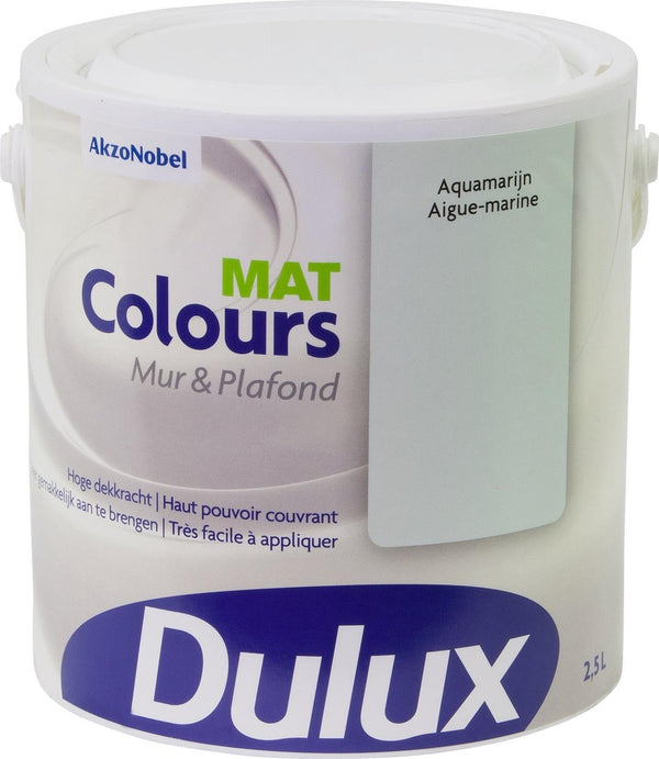 Dulux Colours Mur & Plafond Mat - Aquamarijn - 2,5 Liter