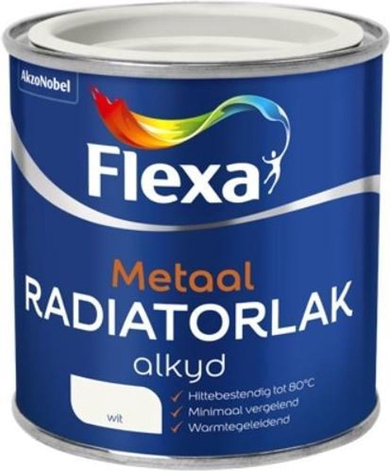Flexa Radiatorlak Wit 0.25 Ltr