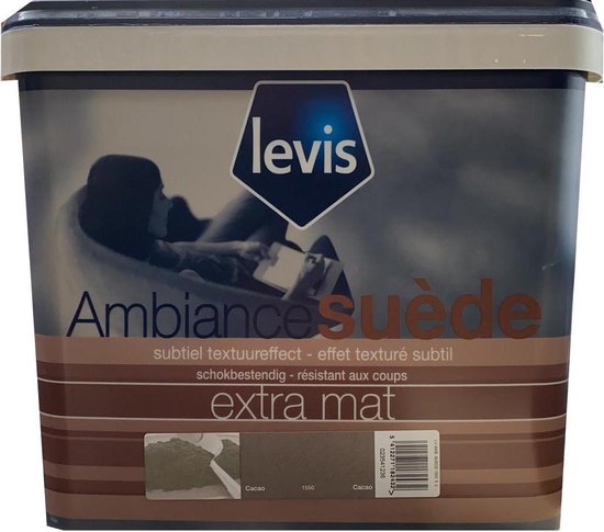 Levis Ambiance Suède - Subtiel Textuureffect - 'Cacao' Extra Mat 5L