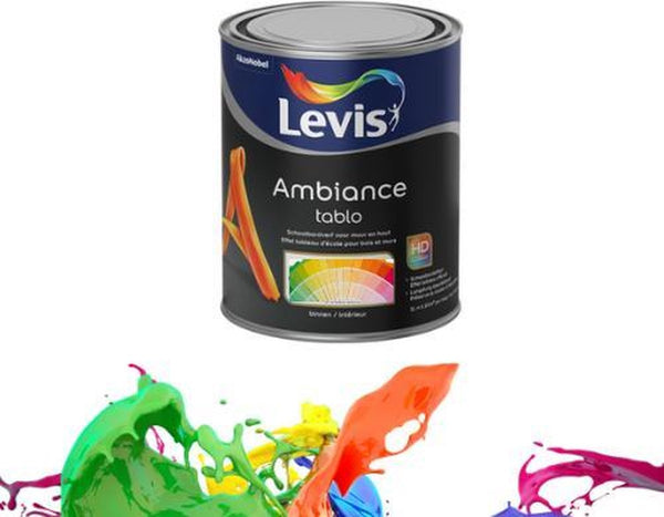 Levis-Ambiance Tablo- Hoogkwalitatieve extra matte acrylaatverf, beschrijfbaar met krijt-1L