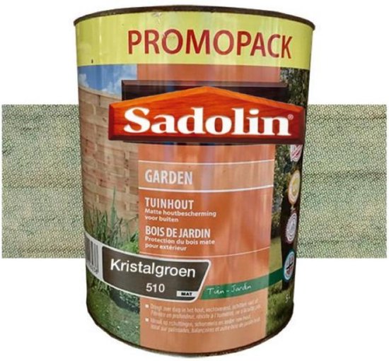 Sadolin Garden Matte houtbescherming - Kristalgroen 510 - 5L