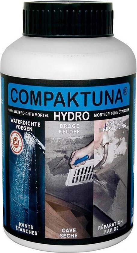 Compaktuna Hydro waterdichte mortel 1l