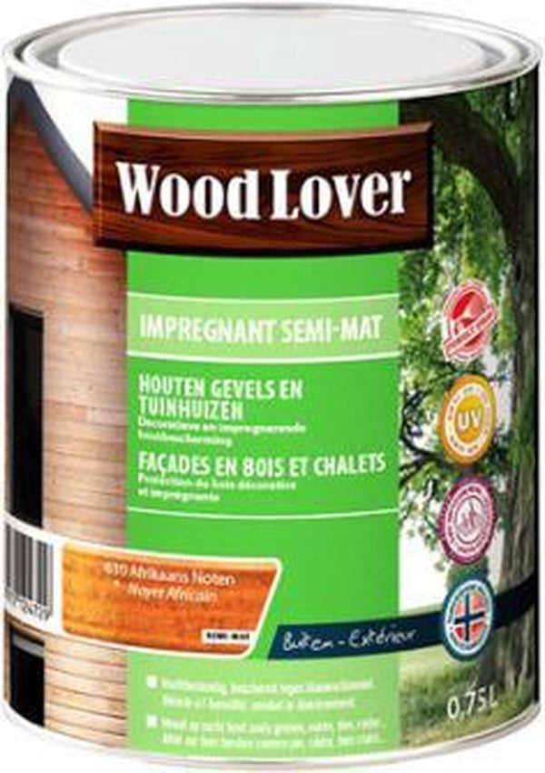 WOODLOVER Imprégnant Semi-Mat Noyer Africain