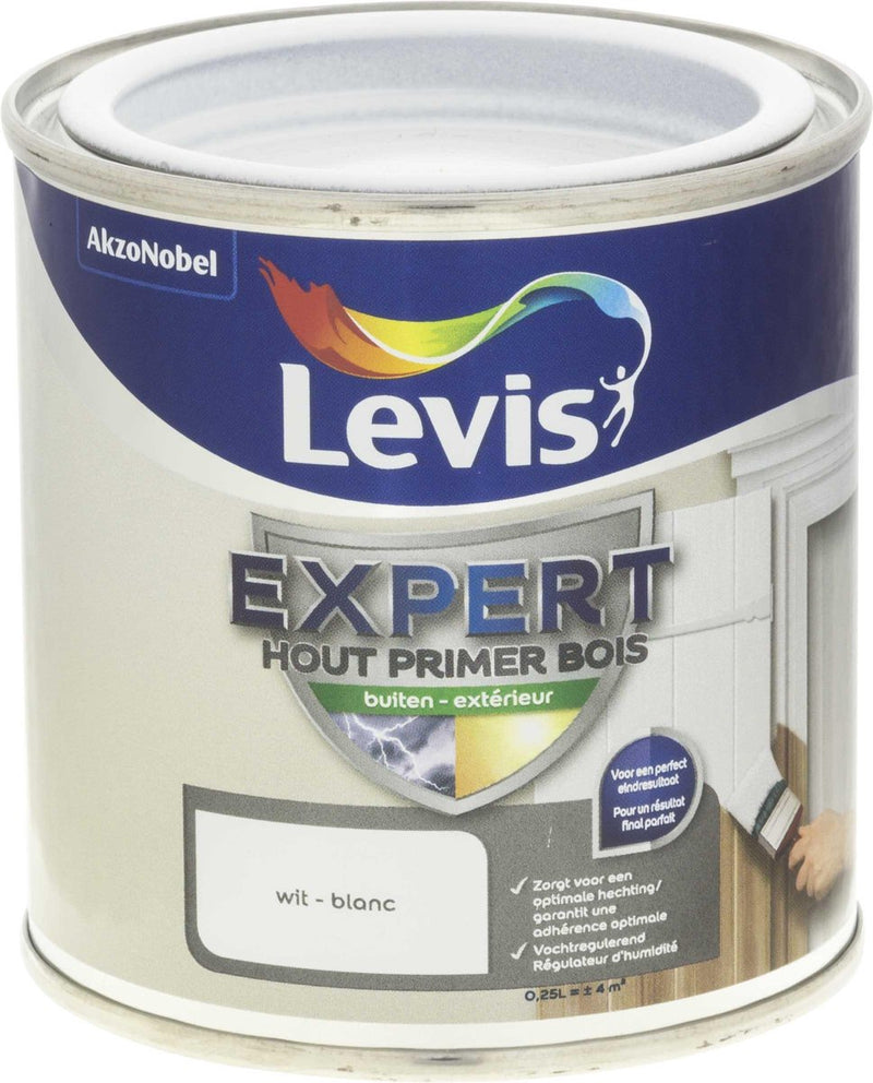 Levis Expert Lak Primer Buiten - Wit - 0.25L