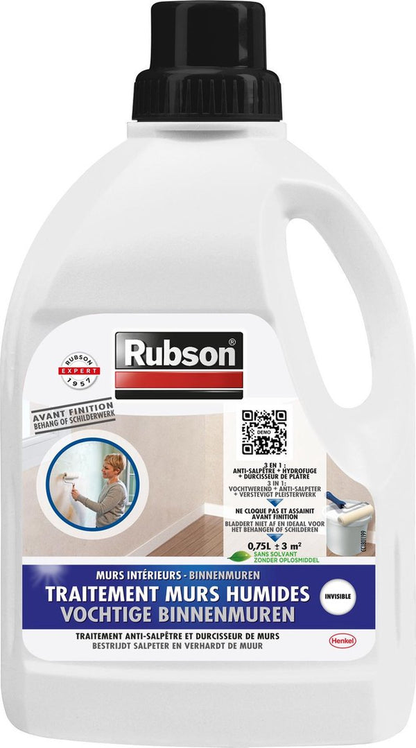 Rubson Vochtige Binnemuren Coating - 750 ml - Wit