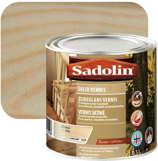 Sadolin Carat Satin Vernis - Beuk - binnen - 250ml.