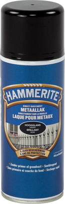 Hammerite Metaallak - Hoogglans - Zwart - 0.4L