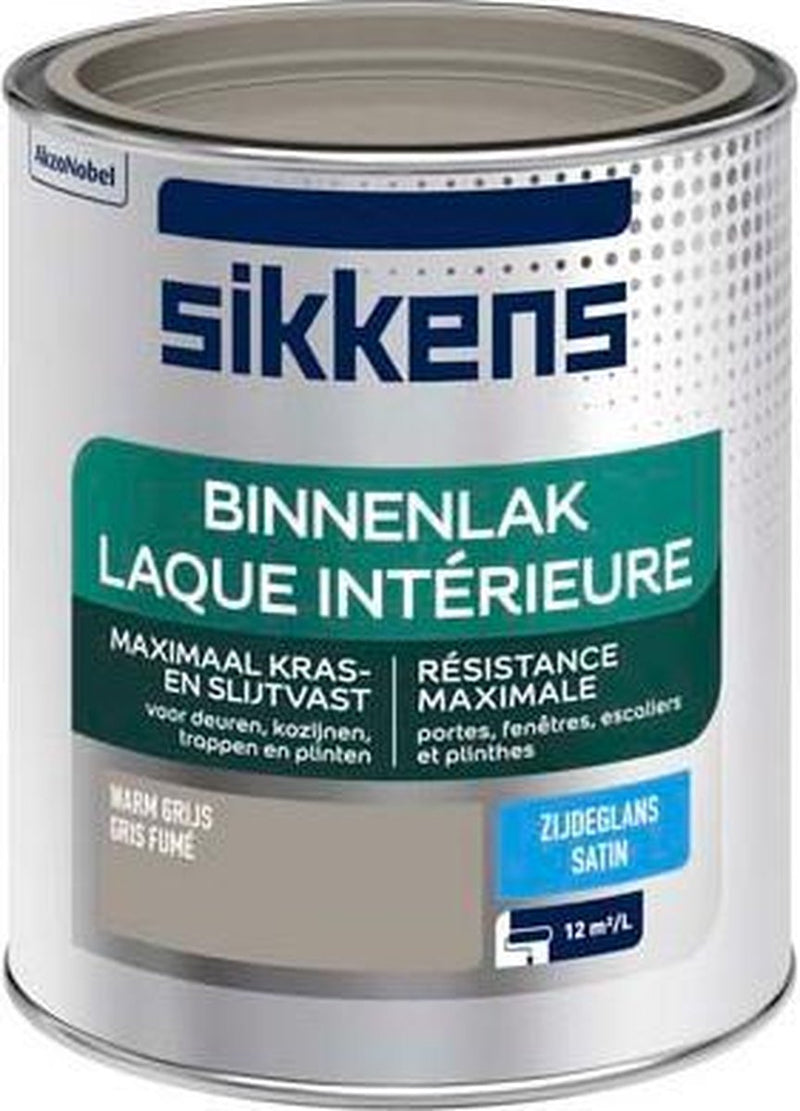 Sikkens Binnenlak Zijdeglans Warm Grijs 0,75 L