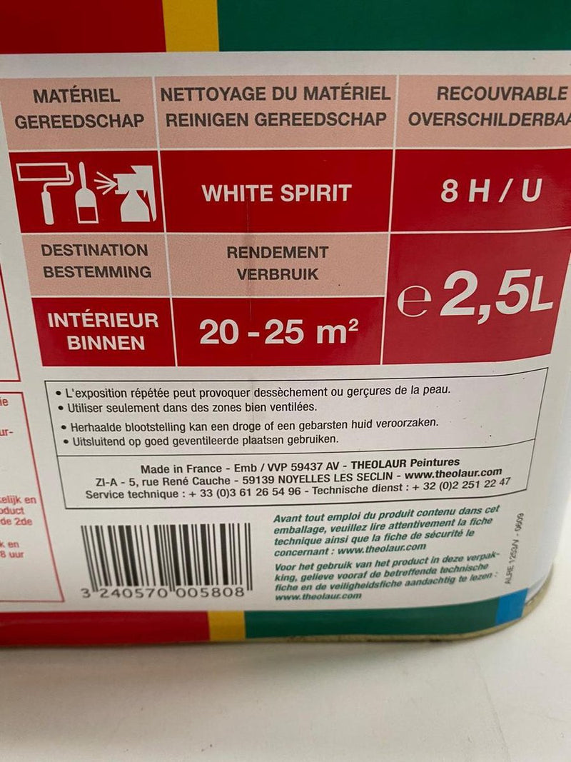 VITOPAINT DERMAT PLUS 2.5L | Verf voor de renovatie van plafonds. - Binnen - Mat - WIT 001